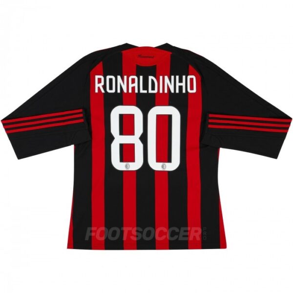 2008-09 Maillot Retro Vintage Milan AC Home Ronaldinho