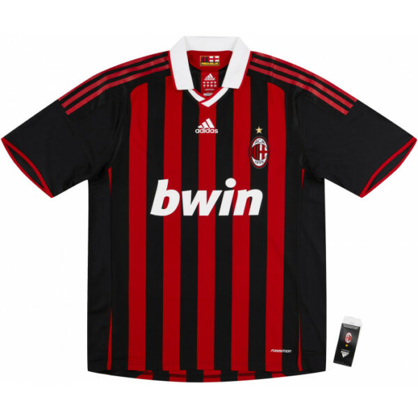 2009-10 Maillot Retro Vintage Milan AC Home BECKHAM