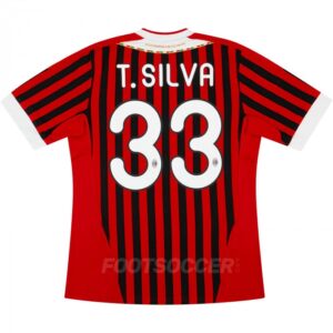 2011-12 Maillot Retro Vintage Milan AC Home T.SILVIA