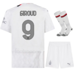 Maillot kit Enfant Milan Ac Exterieur 2023 2024 Giroud