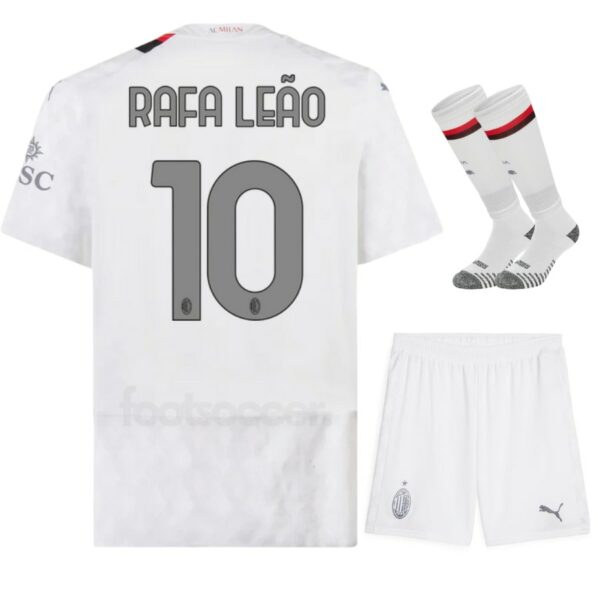 Maillot kit Enfant Milan Ac Exterieur 2023 2024 Rafa Leao