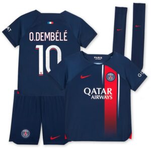 Maillot kit Enfant PSG Domicile 2023 2024 Dembele