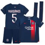 Maillot kit Enfant PSG Domicile 2023 2024 Marquinhos