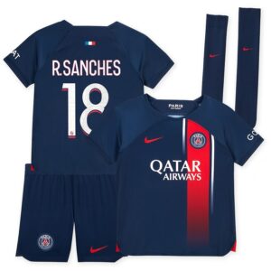 Maillot kit Enfant PSG Domicile 2023 2024 R.Sanches