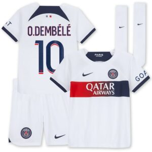 Maillot kit Enfant PSG Exterieur 2023 2024 Dembele