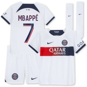 Maillot kit Enfant PSG Extérieur 2023 2024 Mbappé