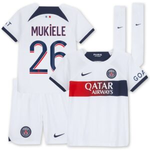 Maillot kit Enfant PSG Extérieur 2023 2024 Mukiele