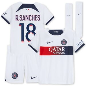 Maillot kit Enfant PSG Extérieur 2023 2024 R.Sanches