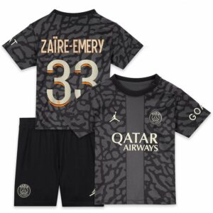 Maillot kit Enfant PSG Third Zaire-Emery 2023 2024