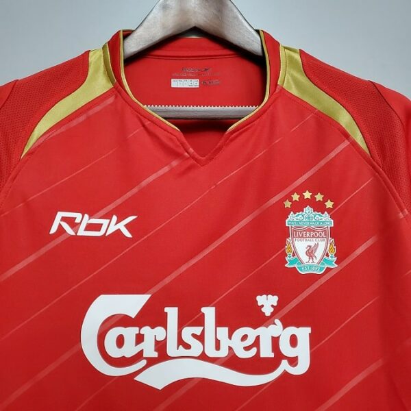 Maillot retro vintage Liverpool Domicile 2005 2006