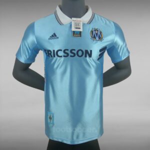 MAILLOT RETRO VINTAGE OM MARSEILLE BLEU 1998-99