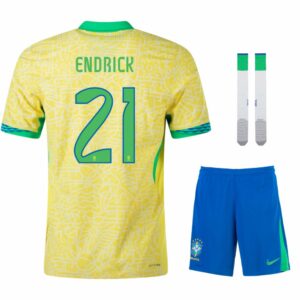 Maillot Kit Enfant Bresil Domicile 2024 2025 Endrick