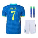 Maillot Kit Enfant Bresil Exterieur 2024 2025 Vini JR