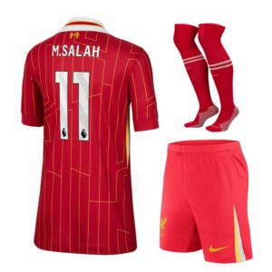 Maillot Kit Enfant Liverpool Domicile 2024 2025 Salah