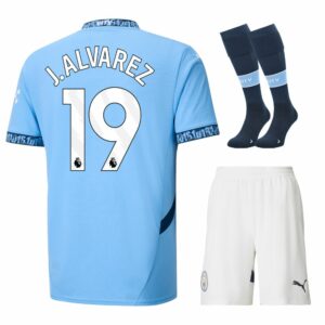 Maillot Kit Enfant Manchester City Domicile 2024 2025 Alvarez