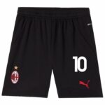 Maillot Kit Enfant Milan AC Domicile 2024 2025 Rafa Leão Noir