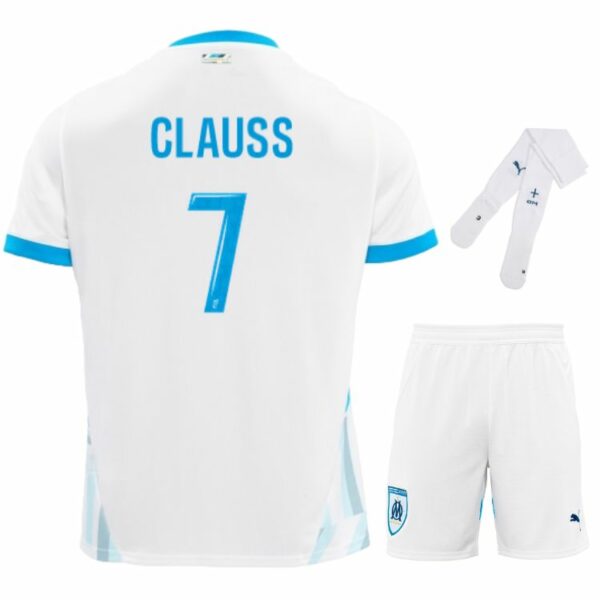 Maillot Kit Enfant OM Domicile 2024 2025 Clauss