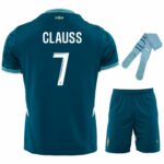 Maillot Kit Enfant OM Exterieur 2024 2025 Clauss