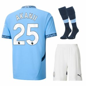 Maillot Kit Enfant Manchester City Domicile 2024 2025 Akanji