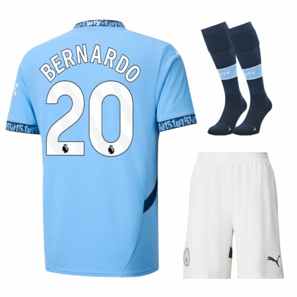 Maillot Kit Enfant Manchester City Domicile 2024 2025 Bernardo