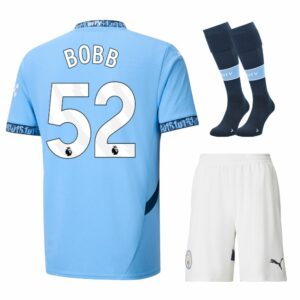 Maillot Kit Enfant Manchester City Domicile 2024 2025 Bobb