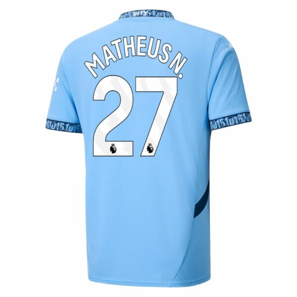 Maillot Kit Enfant Manchester City Domicile 2024 2025 Matheus N.