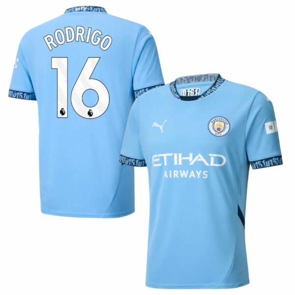 Maillot Manchester City Domicile 2024 2025 Rodrigo