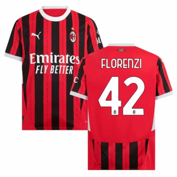 Maillot Milan AC Domicile 2024 2025 Florenzi