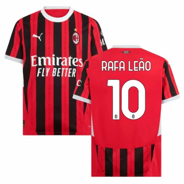 Maillot Milan AC Domicile 2024 2025 Rafael Leão