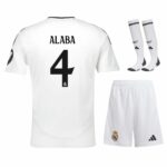 Maillot Kit Enfant Real Madrid Domicile 2024 2025 Alaba