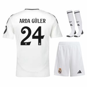 Maillot Kit Enfant Real Madrid Domicile 2024 2025 Arda Güler