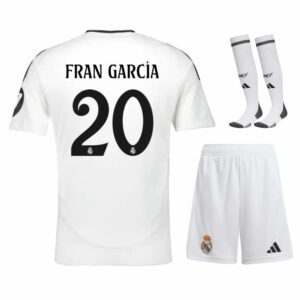 Maillot Kit Enfant Real Madrid Domicile 2024 2025 Fran García