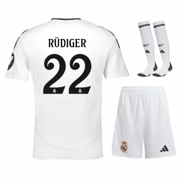 Maillot Kit Enfant Real Madrid Domicile 2024 2025 Rüdiger