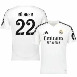 Maillot Real Madrid 2024 2025 Domicile Rüdiger