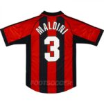 1998-00 Maillot Retro Vintage Milan AC Home MALDINI