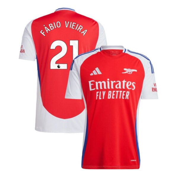 Maillot Arsenal Domicile 2024 2025 Fu00e1bio Vieira