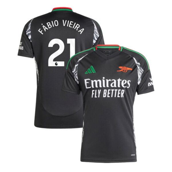 Maillot Arsenal Exterieur 2024 2025 Fu00e1bio Vieira