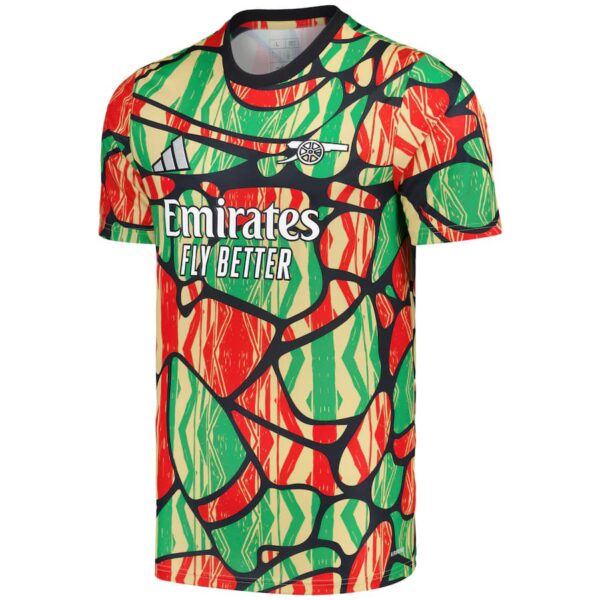 Maillot Arsenal Pru00e9-Match 2024 2025 Rouge