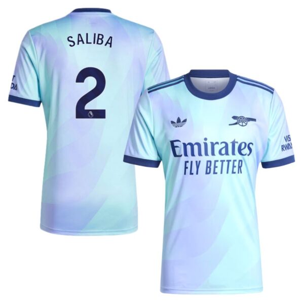 Maillot Arsenal Third 2024 2025 Saliba