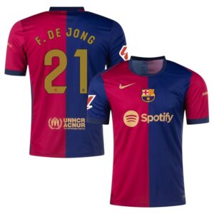 Maillot Barca 2024 2025 Domicile De Jong