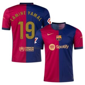 Maillot Barca 2024 2025 Domicile Enfant Lamine Yamal