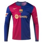 Maillot Barca 2024 2025 Domicile Lamine Yamal Manches Longues