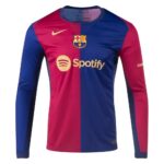 Maillot Barca 2024 2025 Domicile Manches Longues