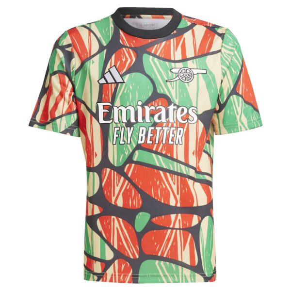 Maillot Enfant Arsenal Pru00e9-Match 2024 2025 Rouge