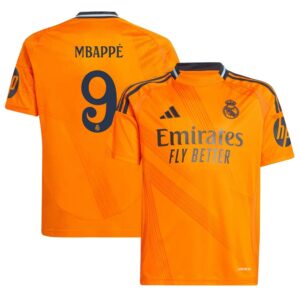 Maillot Enfant Real Madrid Exterieur 2024 2025 Mbappe