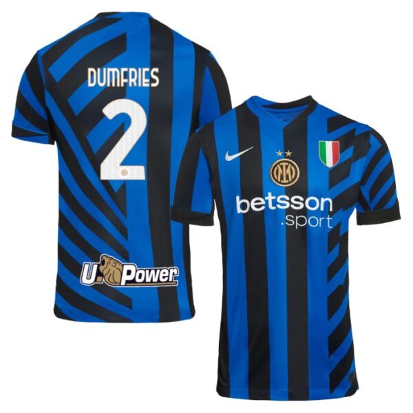 Maillot Inter Milan Domicile 2024 2025 Dumfries