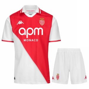 Maillot Kit Enfant AS Monaco Domicile 2024 2025