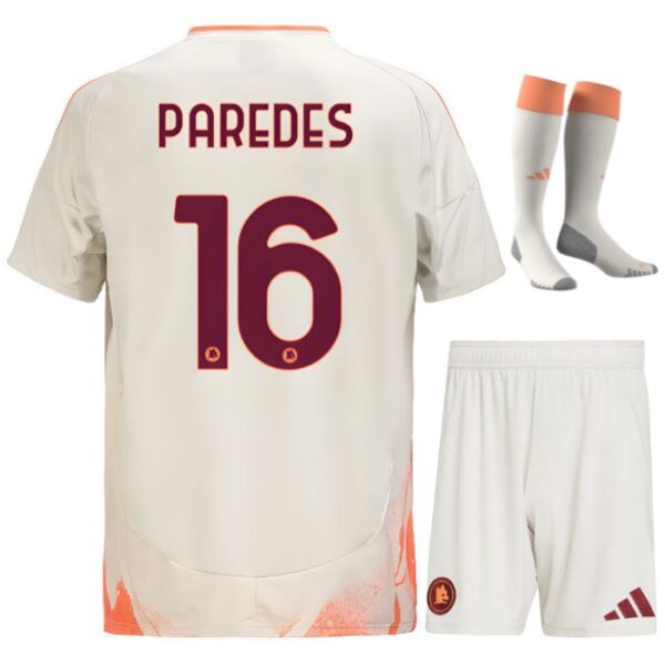 Maillot Kit Enfant AS Roma Exterieur 2024 2025 Paredes