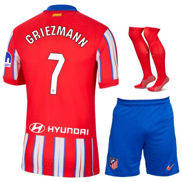 Maillot Kit Enfant Atletico Madrid Domicile 2024 2025 Griezmann