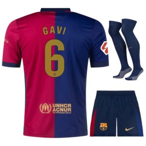 Maillot Kit Enfant Barca 2024 2025 Domicile Gavi